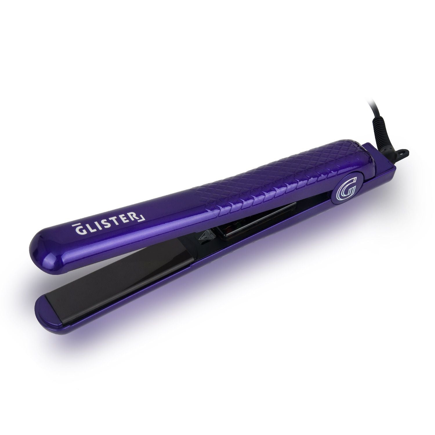 Sky Blue Thrace Paradise Flat Iron with Tourmaline Gemstone infusion, ultraviolet finish, and sleek design for hair styling.