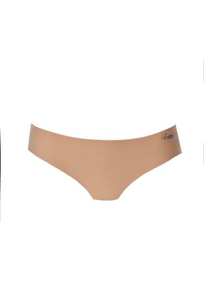 Turquoise Atalanta Invisible Line Brazilian microfiber laser cut lingerie with seamless design and delicate detailing.