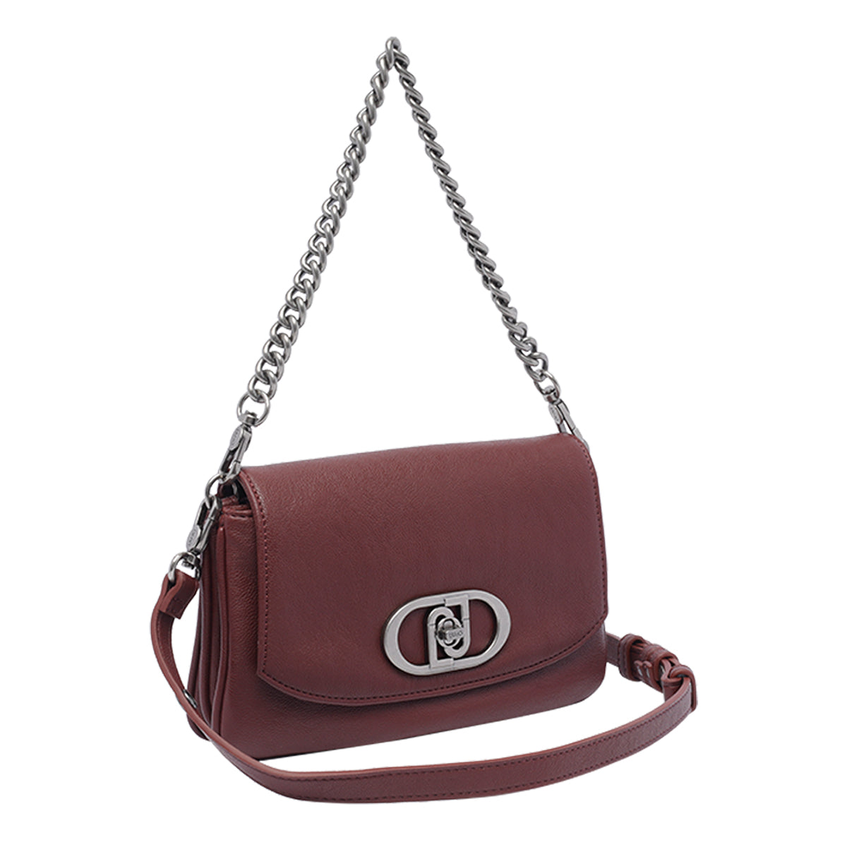 Jade Ajax Liu Jo fashion party outdoor office shoulder clutch bag in sleek design with a chain strap and stylish details.