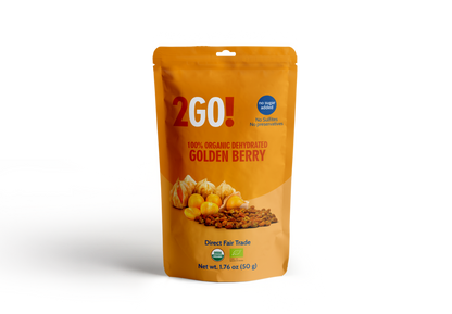 Maroon Hades 2GO! Organic Dried Fruit Variety Pack with assorted dried fruits in resealable bags, natural and healthy snack options.