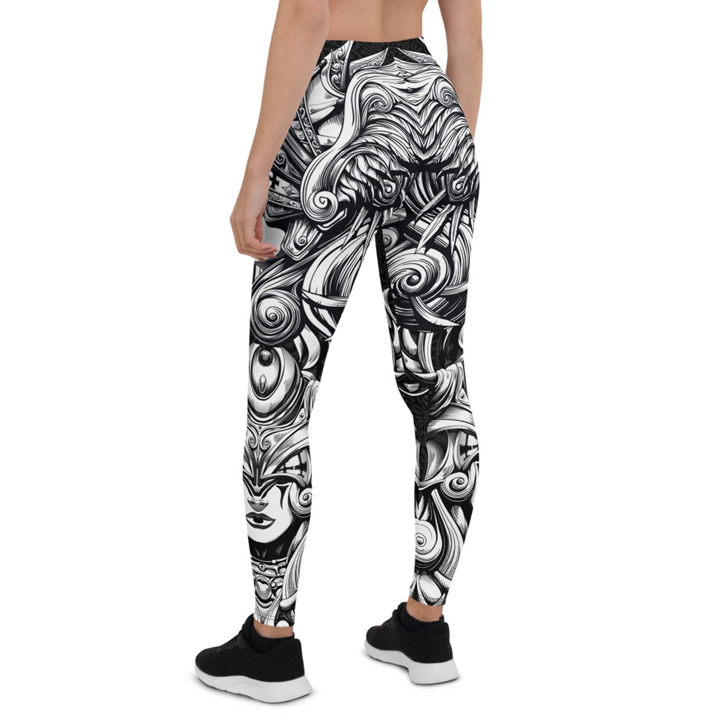 Maroon Sooty Valkyrie leggings for women, stylish activewear with a sleek fit and vibrant maroon color, suitable for workout or casual wear.