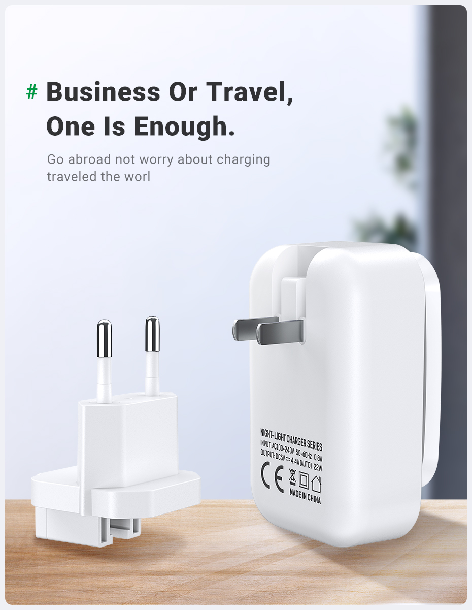 Teal Simba 4-port travel USB charger with LED lamp for iPhone and Samsung devices, portable mobile and laptop accessory.