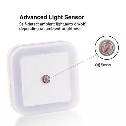 Teal Simba LED sensor night light for baby bedroom, automatic sensor control, soft lighting for safe nighttime illumination.