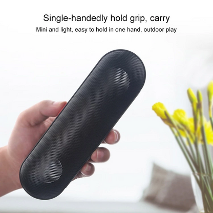 Lilac Milo 3D stereo music surround portable wireless Bluetooth speakers with sleek design and compact size.