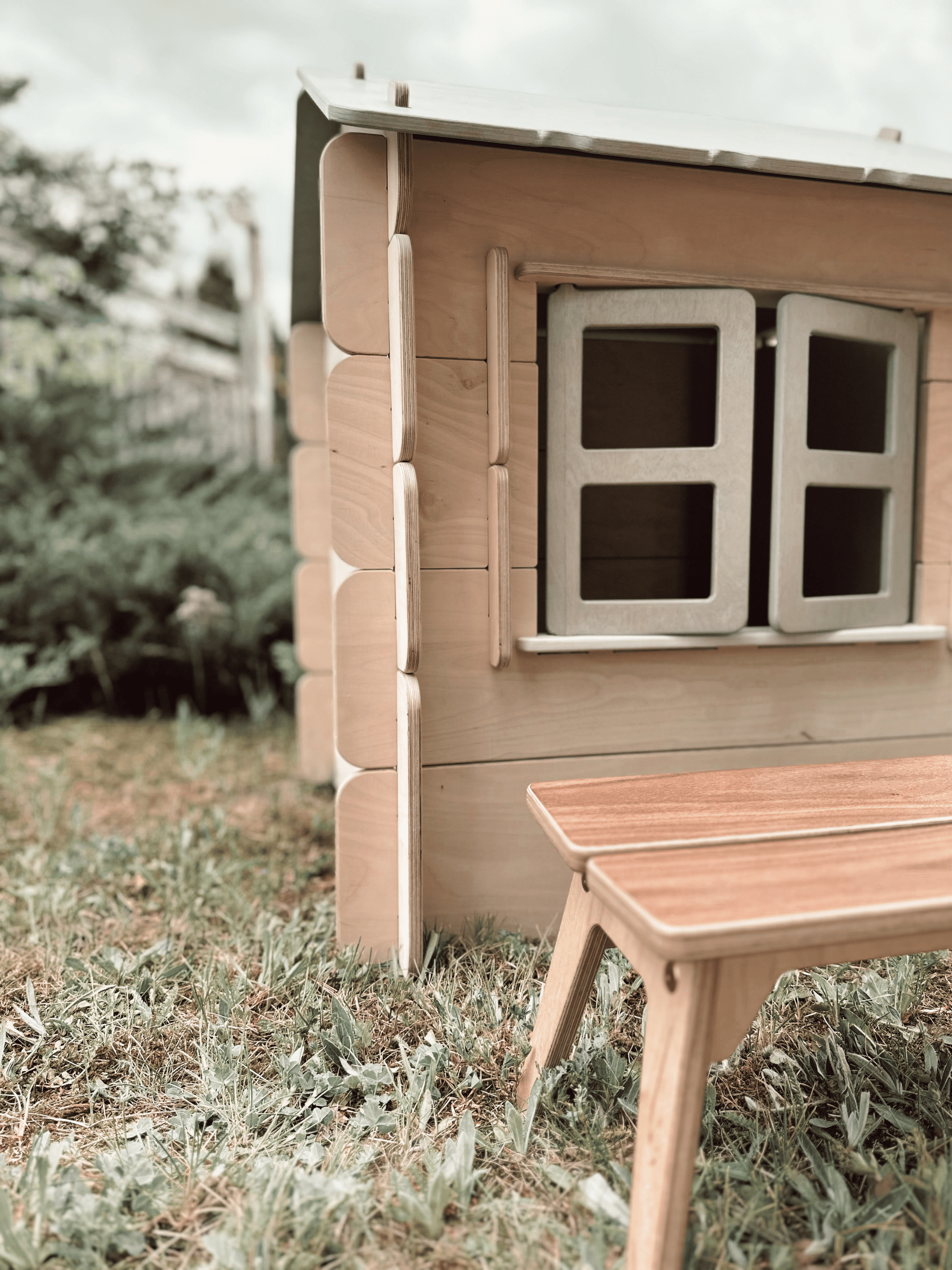 Lavender Arachne Little Bunny Playhouse for kids, colorful children&
