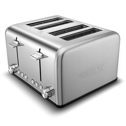 Teal Simba stainless steel bakery toaster with extra-wide slots for bagels and bread, kitchen appliance with modern design.