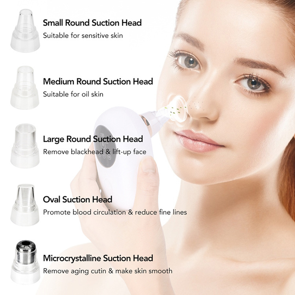 Teal Simba portable face deep pore cleaner vacuum removes blackheads and skincare impurities from the skin.