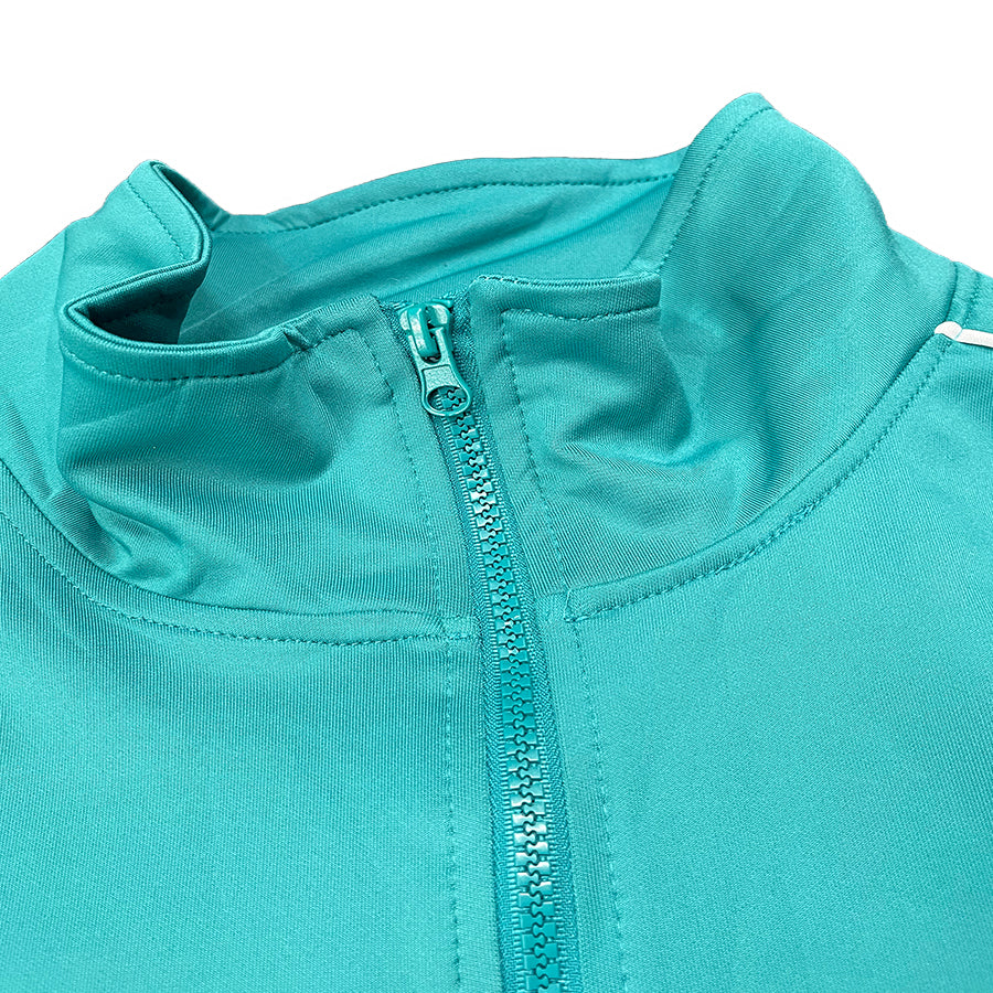 Lime Milo flare stacked track suit set with matching jacket and pants, stylish activewear for casual or athletic wear.