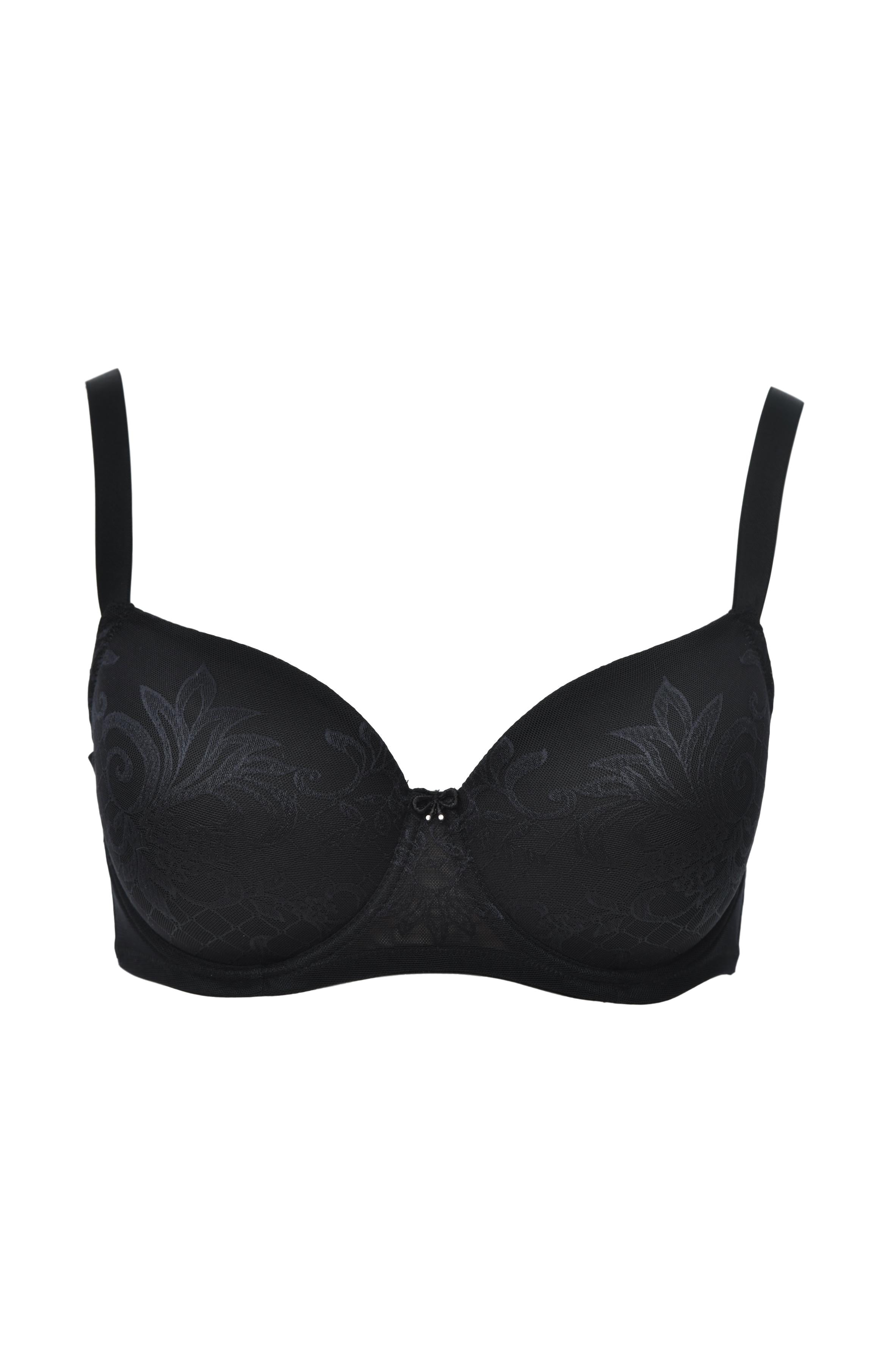 Turquoise Atalanta Free Collection Line bra with spacer cups, showcasing soft lingerie and supportive undergarment design.