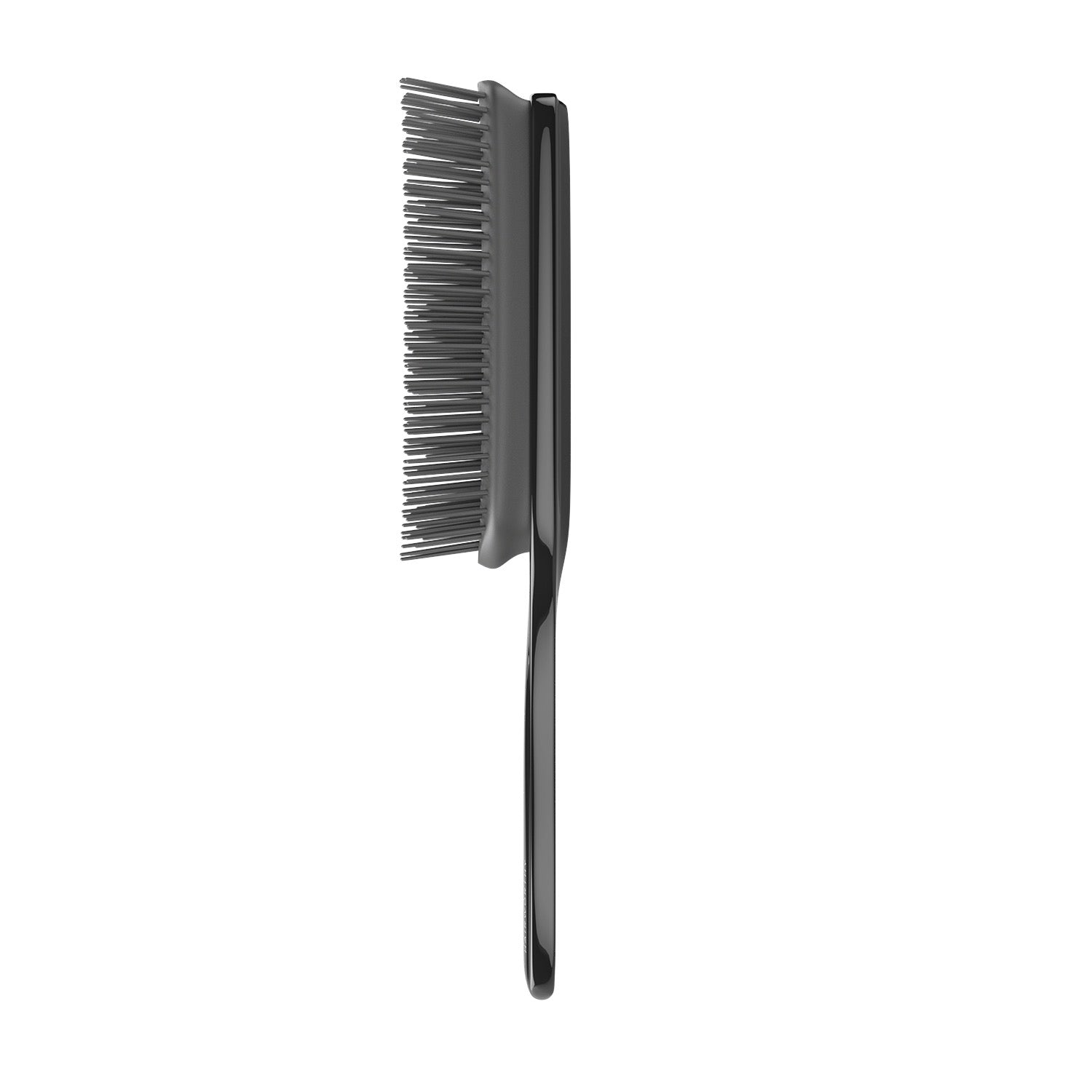 Black Sugarplum Hairworthy Hairembrace styling brush with black bristles and ergonomic handle for hair styling and grooming.