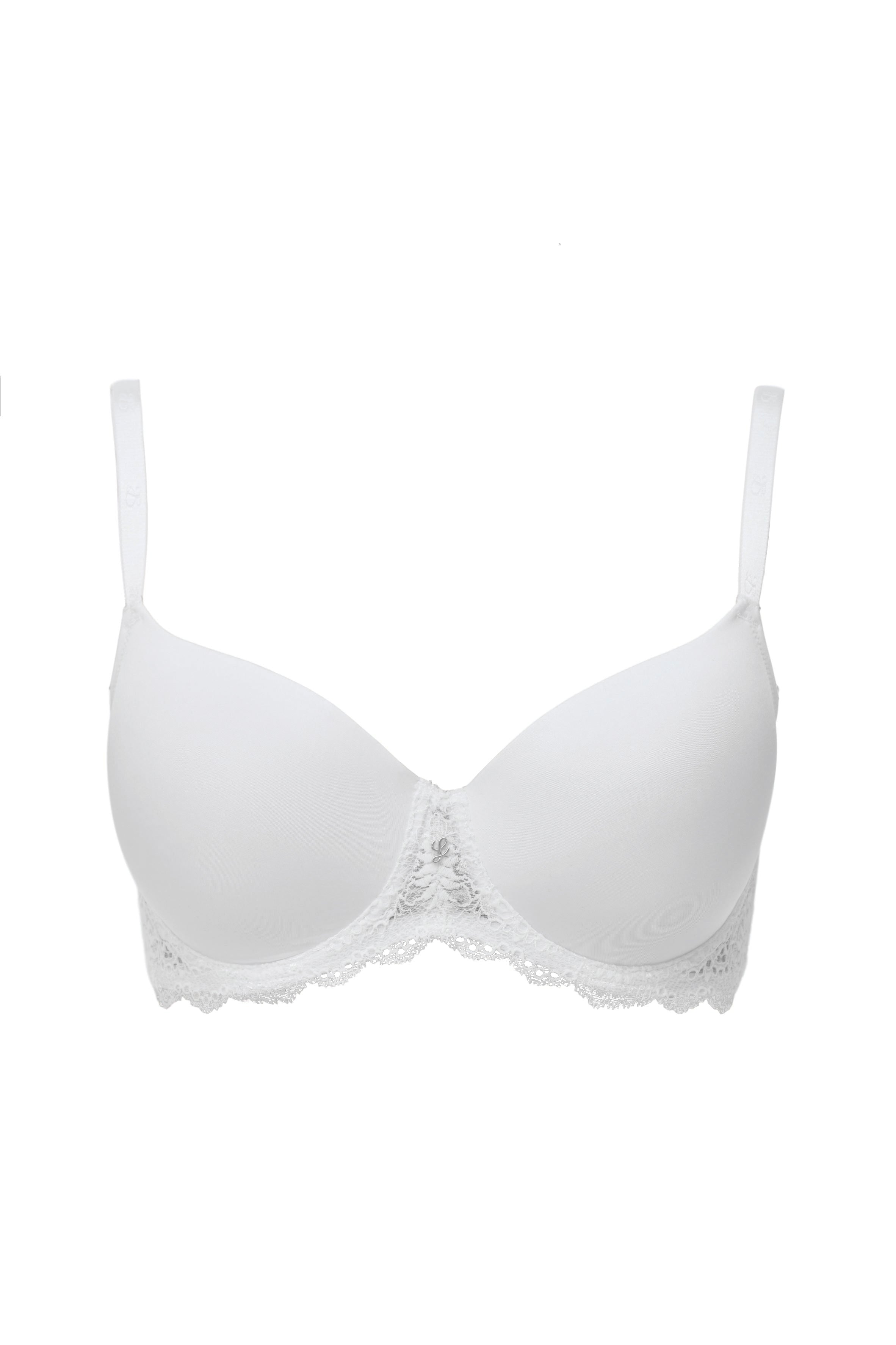 Turquoise Atalanta Feel Good Line bra with preshaped cups in C, D, and E, featuring a supportive lingerie design.
