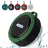 Teal Simba mini portable waterproof Bluetooth speaker with suction cup, compact tech accessory for on-the-go use.