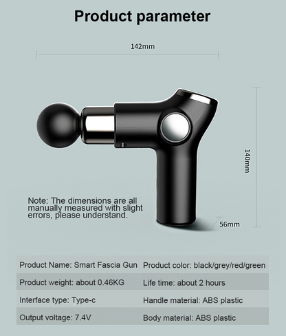 Teal Simba portable fascia gun muscle massager for relaxation, shown in a sleek design suited for Bath &amp; Beauty use.