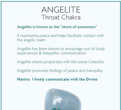 Angelite, Celestite, and Crystal Quartz gemstone bracelet by Violet Chaos featuring genuine stones on a delicate elastic band.