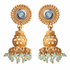 Gray Chloe lightweight daily wear earrings with simple, elegant design perfect for everyday fashion.