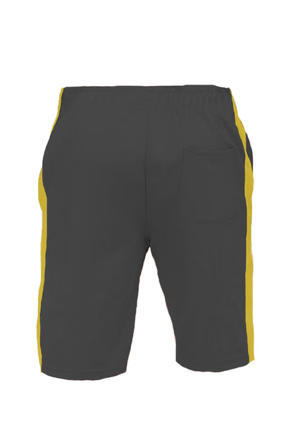 Lime Milo single stripe shorts in casual design with a comfortable fit, featuring a single stripe detail and lightweight fabric.