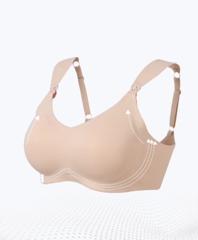Maroon Chronos nursing bra with maternity support, soft fabric and adjustable straps, designed for comfortable breastfeeding and pregnancy.