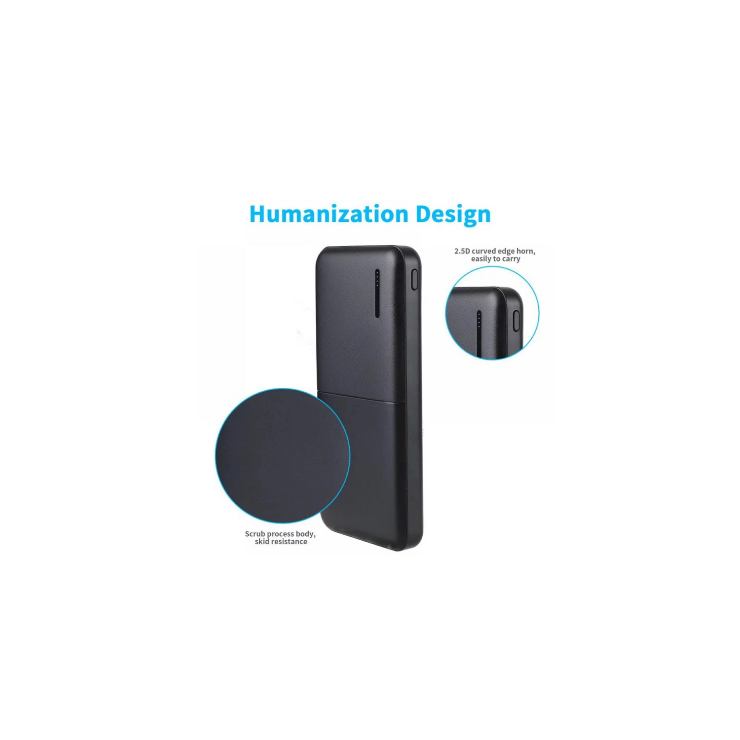 Lilac Milo power bank with fast charging, dual USB outputs, portable tech accessory for quick device charging.
