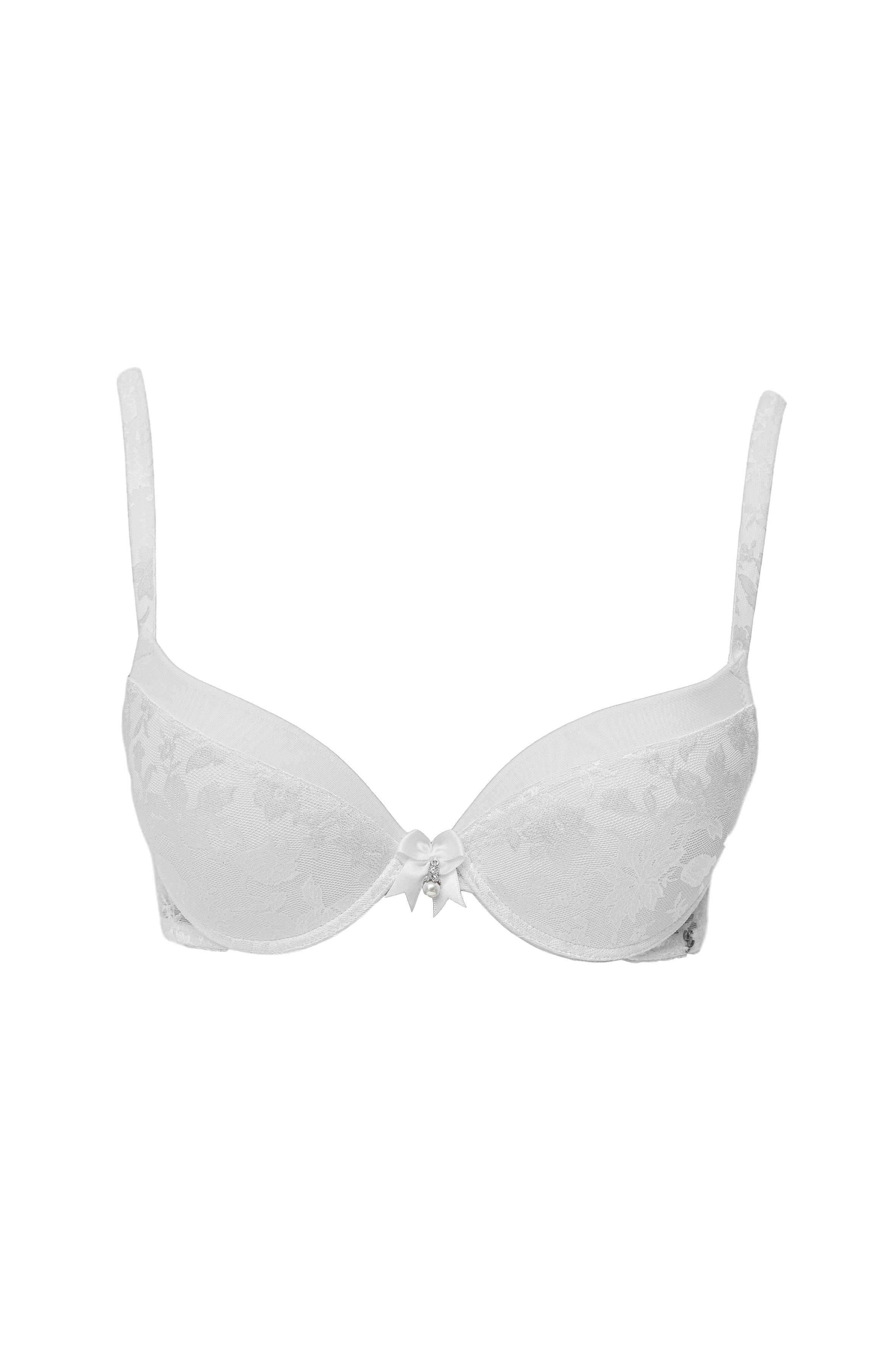 Turquoise Atalanta Haute Couture Line bra with graduated cups in B and C sizes, featuring elegant lingerie design and smooth fabric.