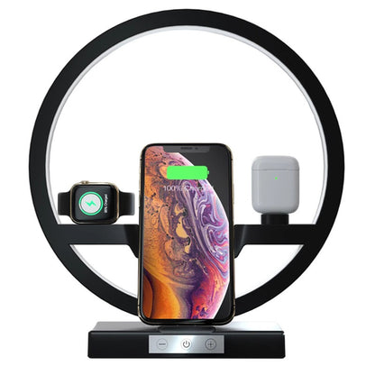 Teal Simba Angel Wing fast wireless charger and power adapter dock for mobile and laptop devices with sleek design.
