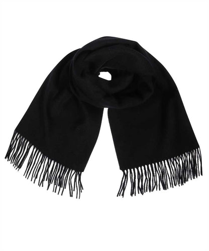Jade Ajax Les Deux designer wool winter outdoor scarf with classic trendy pattern, soft texture, and cozy warmth.