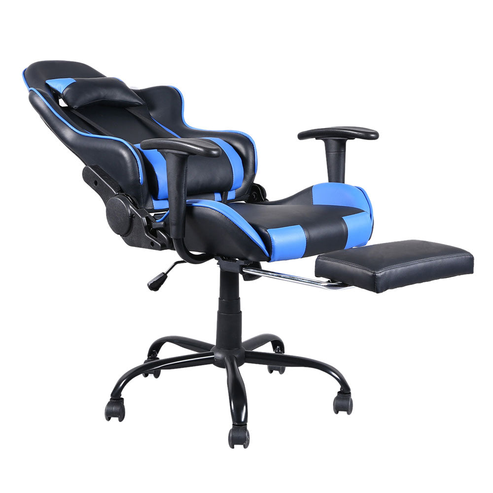 Lilac Milo ergonomic gaming and office chair with lumbar support, adjustable height and padded seat for home or office use.