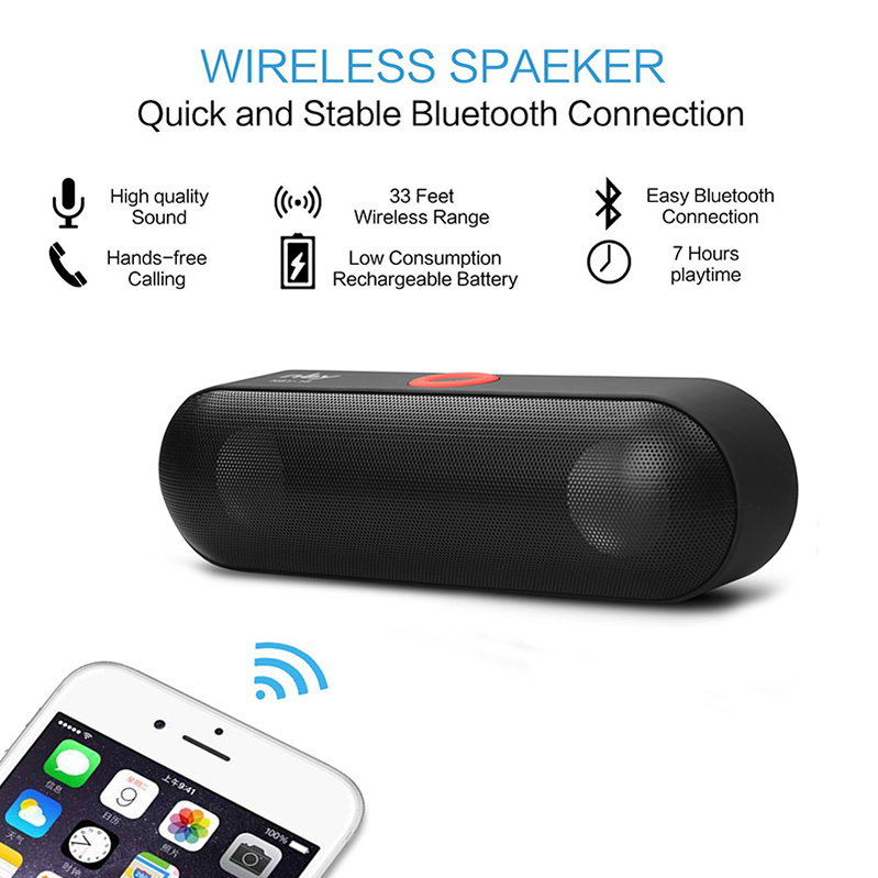 Lilac Milo 3D Stereo Portable Wireless Bluetooth Speakers for immersive music experience, compact tech accessory.