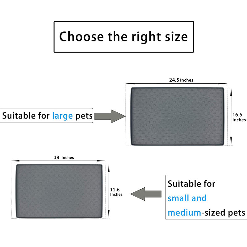 Teal Simba waterproof silicone pet food and drinking mat with non-slip surface, designed for pets to prevent spills and messes.
