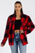 Lime Milo Boyfriend oversized soft flannel shacket in a cozy, relaxed fit, shown in a neutral color, perfect for casual wear.