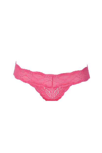 Turquoise Atalanta I Colours Line Brasilian panty, vibrant lace lingerie and underwear in bright turquoise color.