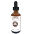 Organic Yellow Poppy jojoba oil for haircare, cold pressed and unrefined, shown in a clear glass bottle with a dropper cap.
