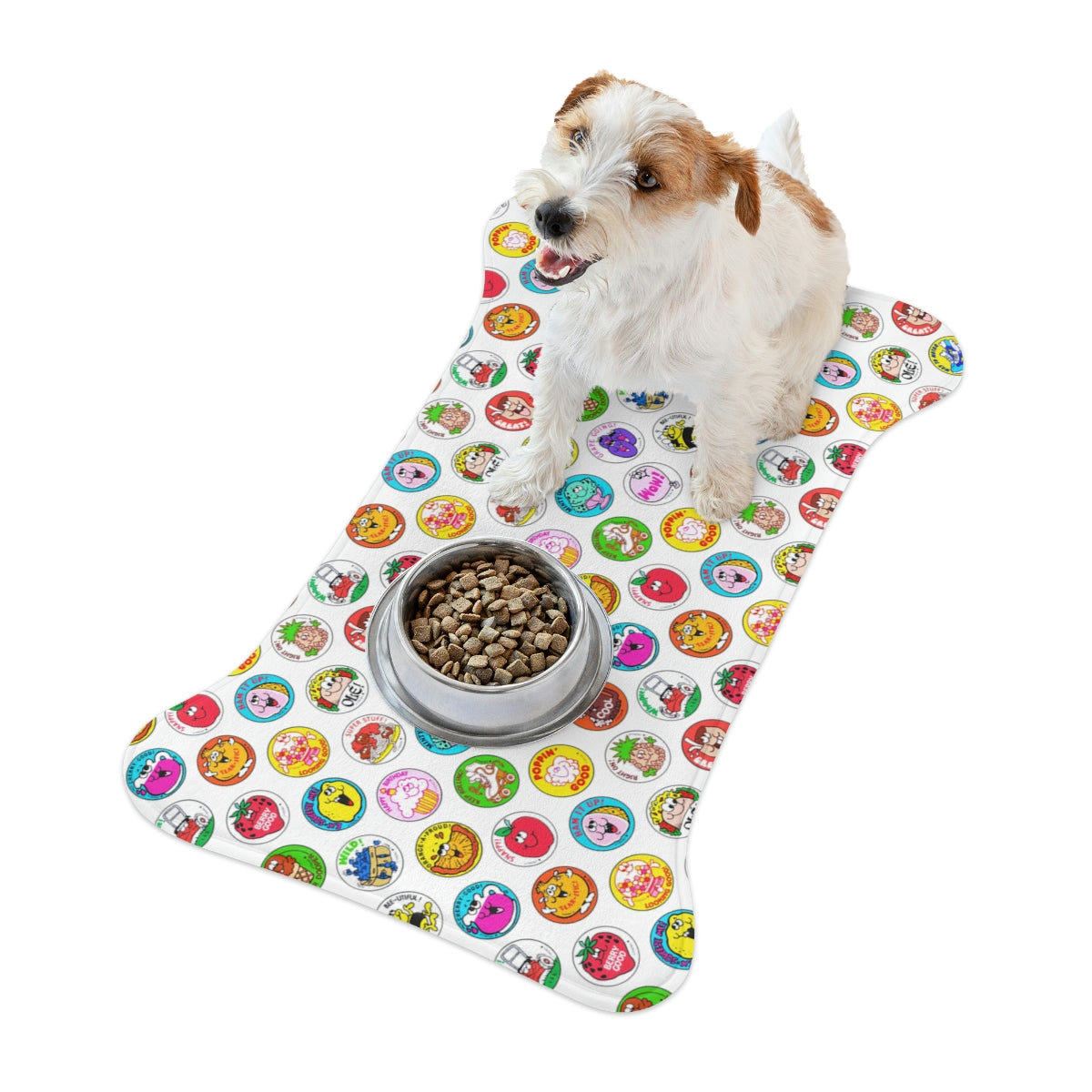 Puce Arrowwood pet feeding mat with non-slip surface, designed to catch spills and keep pet feeding areas clean.