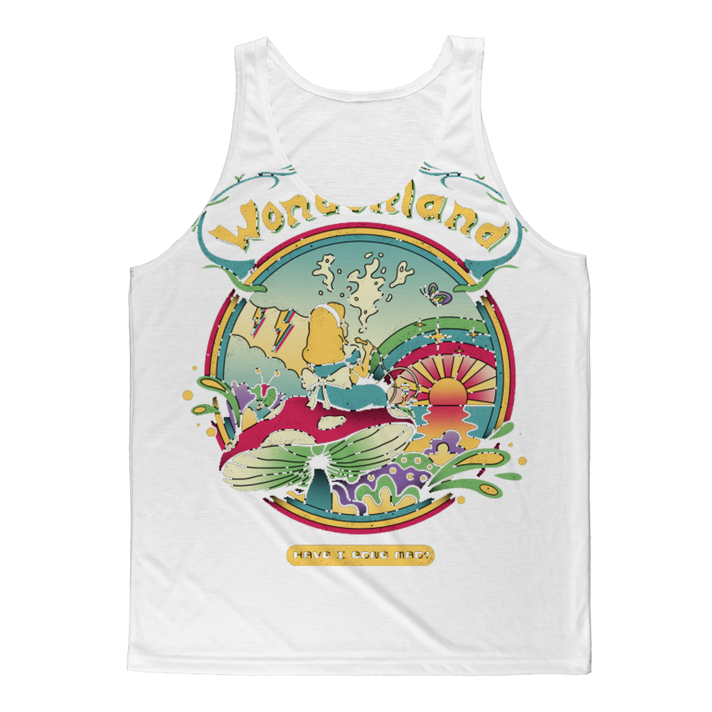 Sky Felix Day Dreamer Classic Sublimation Adult Tank Top, casual sleeveless T-shirt with vibrant sublimation design.