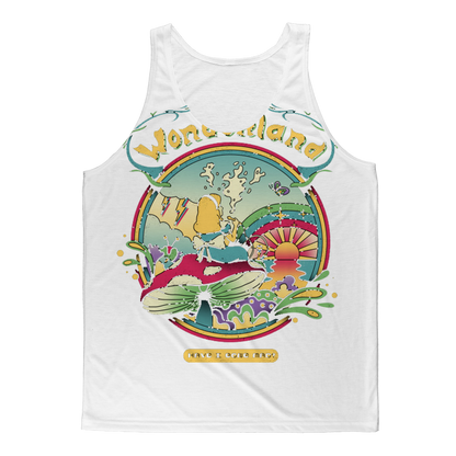 Sky Felix Day Dreamer Classic Sublimation Adult Tank Top, casual sleeveless T-shirt with vibrant sublimation design.