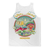 Sky Felix Day Dreamer Classic Sublimation Adult Tank Top, front view showcasing vibrant design on lightweight T-shirt.