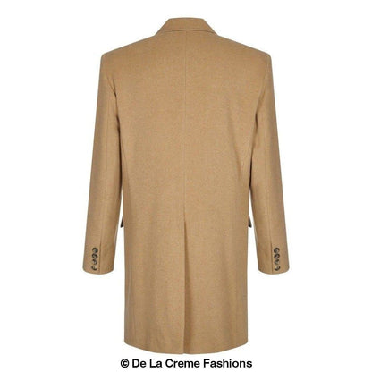 De La Creme MAN wool blend single-breasted retro mod coat by Rose Eleusis, featuring classic design and tailored fit.