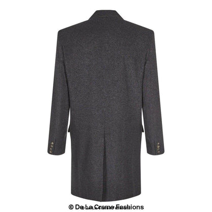 De La Creme MAN wool blend single-breasted retro mod coat by Rose Eleusis, shown in a classic style with a tailored fit.