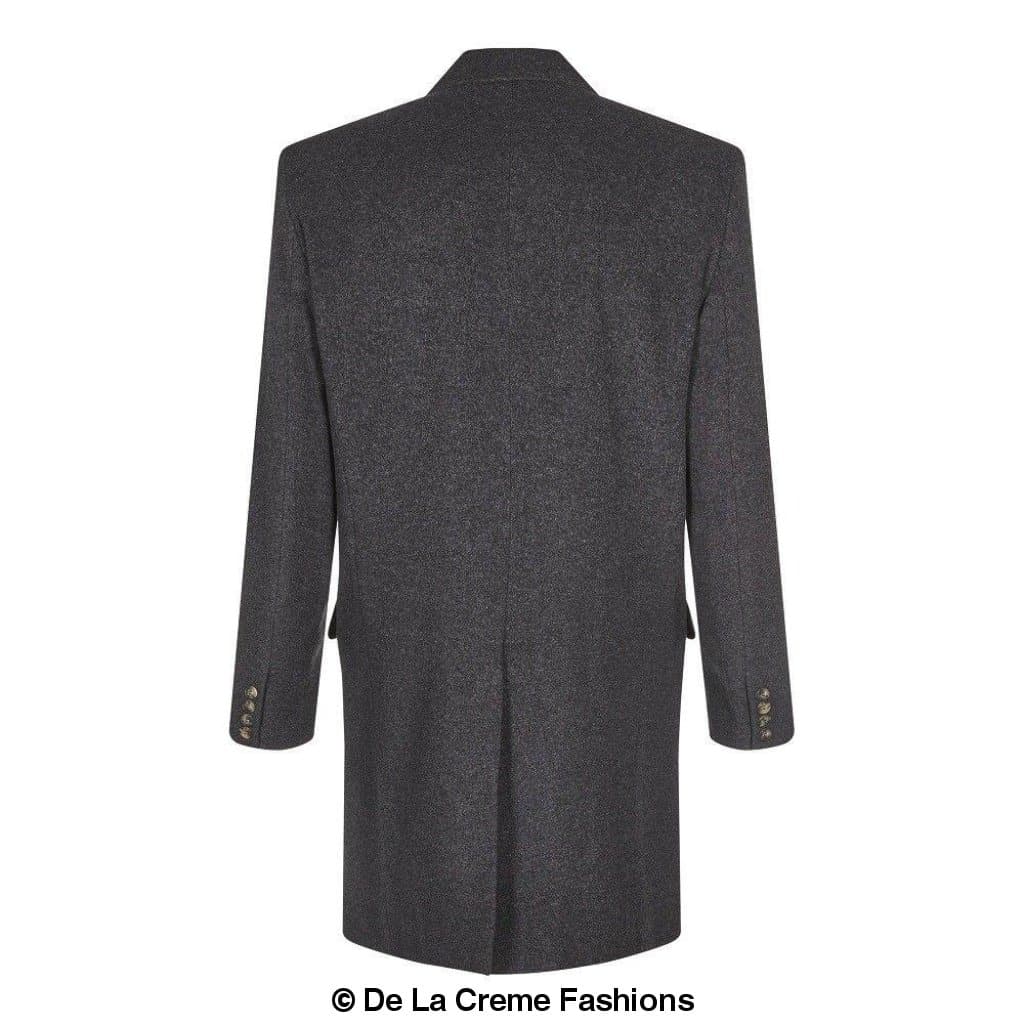 De La Creme MAN wool blend single-breasted retro mod coat by Rose Eleusis, stylish jacket with classic design and tailored fit.
