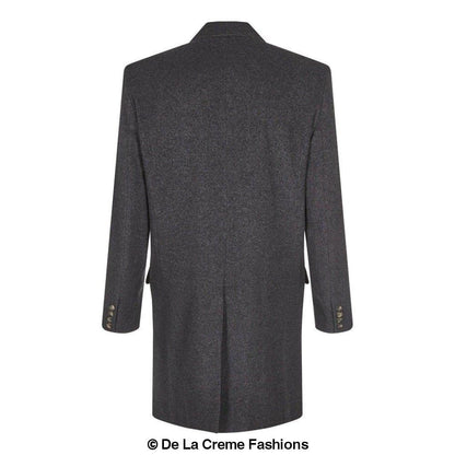 De La Creme MAN wool blend single-breasted retro mod coat by Rose Eleusis, stylish jacket with classic design and tailored fit.