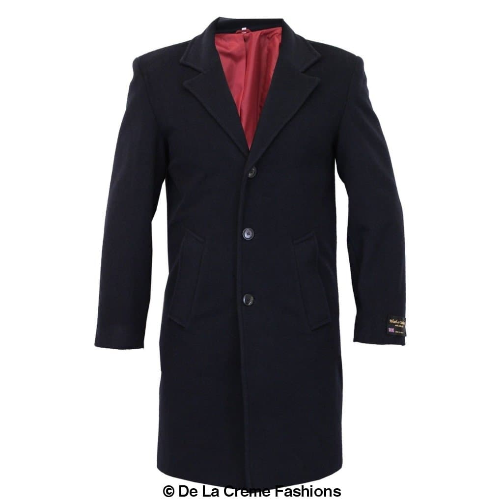 Rose Eleusis De La Creme MAN wool and cashmere blend formal security overcoat, tailored jacket with classic design and secure fit.