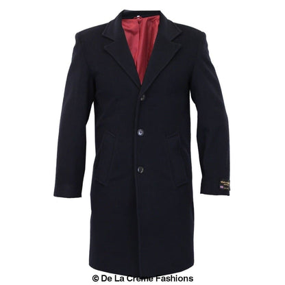 Rose Eleusis De La Creme MAN wool and cashmere blend formal security overcoat, tailored jacket with classic design and secure fit.