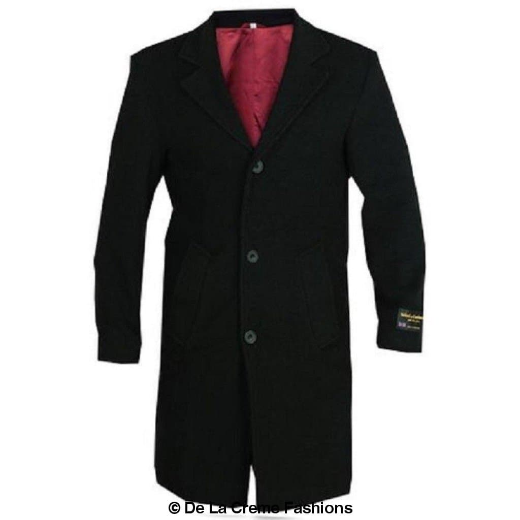 Rose Eleusis De La Creme MAN wool and cashmere blend formal security overcoat, tailored jacket with classic design and refined fabric.