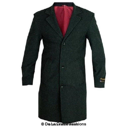 Rose Eleusis De La Creme MAN wool and cashmere blend formal security overcoat, tailored jacket with classic design.