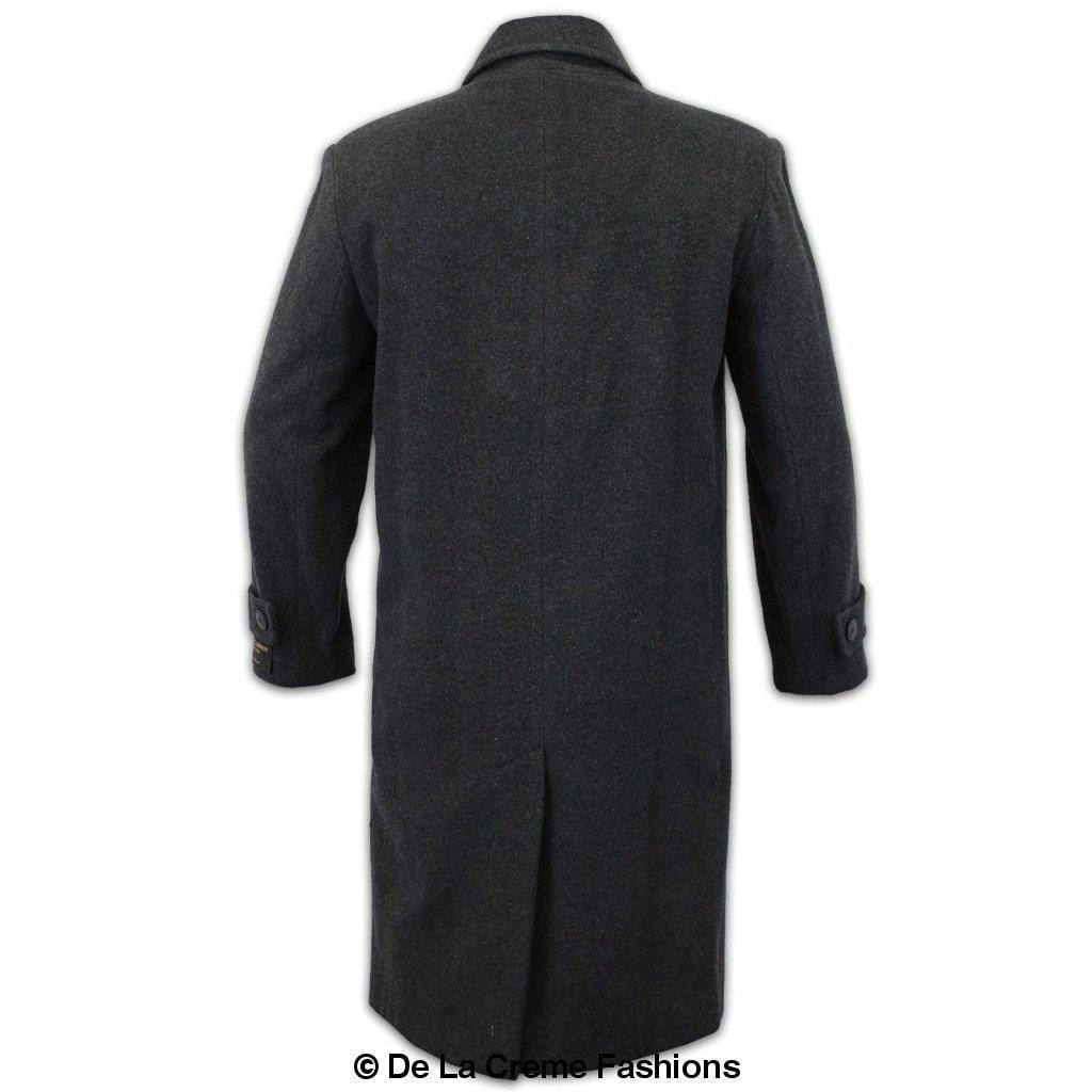 Rose Eleusis De La Creme MAN wool and cashmere long formal overcoat, tailored jacket with a classic design and elegant fit.