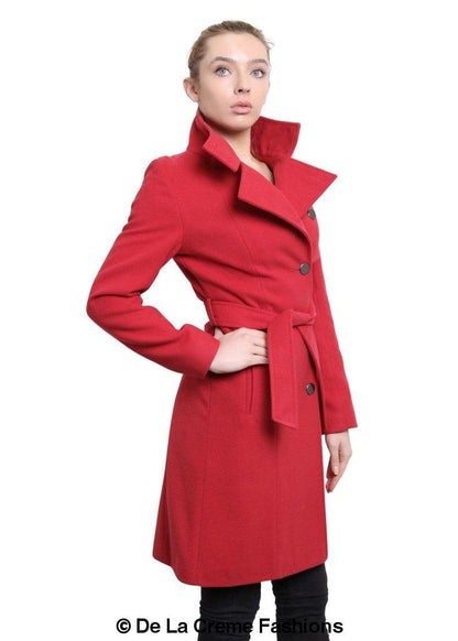 Hip-length Rose Eleusis Keep It Simple Coat for women, stylish jacket with a clean design and classic fit.