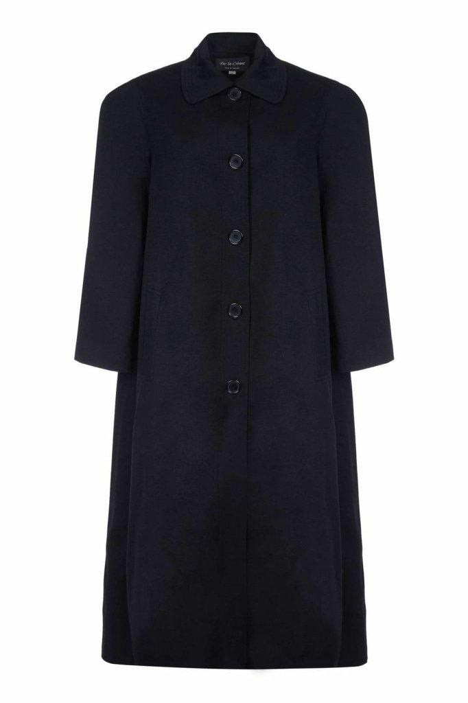 Plus size long coat by Rose Eleusis, lightweight spring and summer jacket with a relaxed fit, perfect for warm weather.