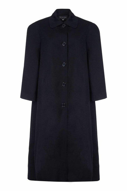 Plus size long coat by Rose Eleusis, lightweight spring and summer jacket with a relaxed fit, perfect for warm weather.