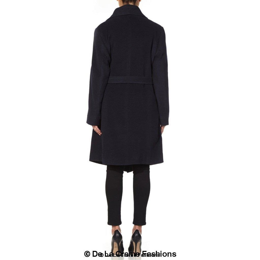 Wool blend large lapel duster coat by Rose Eleusis, women&