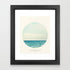 Scorpius Salt Water Cure Frame home decor art print in a stylish black frame, displayed on a wall with natural lighting.