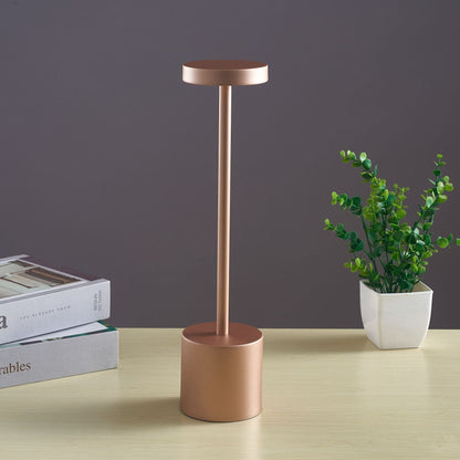 Maroon Asteria Nordic I-shaped bedroom LED touch bar lamp with sleek design and adjustable lighting for modern bedroom decor